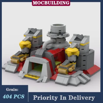 Базовая модель MOC Space Wars Refinery в сборе, строительный блок, коллекция игрушек 