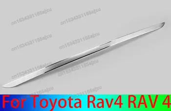 Стайлинг автомобиля Toyota Rav4 RAV 4 2016 Аксессуары Задняя Молдинговая крышка Отделка задней двери из нержавеющей стали Наклейка на заднюю дверь снизу