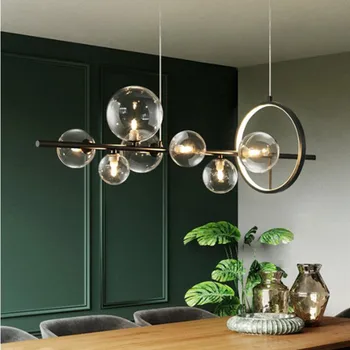 Современная пенопластовая светодиодная люстра Long G9 для стола, столовой, кухни, бара, подвесной светильник, люстры для домашнего декора, Подвесное дизайнерское освещение
