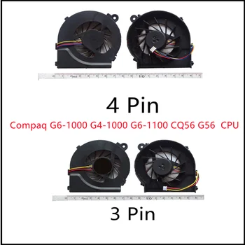 Новый вентилятор охлаждения процессора ноутбука Cooler с контролем температуры для HP Compaq G6-1000 G4-1000 G6-1100 CQ56 G56 CPU