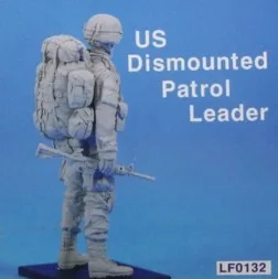 Модель из смолы в масштабе 1/35 современного американского патруля США в разобранном виде, комплект фигурок, бесплатная доставка