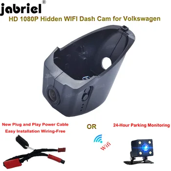 Подключи и играй FHD WIFI автомобильный видеорегистратор Камеры для Volkswagen VW Passat CC 2015-2017 24-часовой видеорегистратор для Skoda Superb