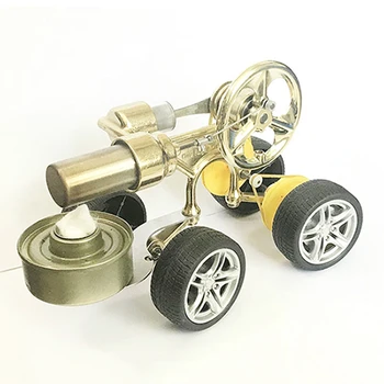 Паровая машина Модель двигателя Стирлинга Для обучения физике Производство автомобилей малой мощности Яркая игрушка для научного эксперимента