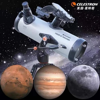 Celestron-профессиональный астрономический телескоп StarSense Explorer LT 114AZ, с поддержкой приложений для смартфонов, 114 мм, ньютоновский отражатель