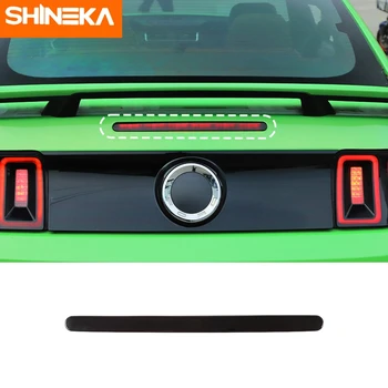 Наклейки для отделки заднего верхнего стоп-сигнала автомобиля SHINEKA для Ford Mustang 2010 2011 2012 2013 2014 Внешние Аксессуары
