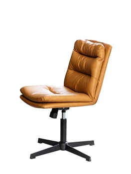 Компьютерное кресло, Американское удобное Легкое роскошное офисное кресло для длительного сидения, современное простое вращающееся кресло, Домашний рабочий стул на возвышении.