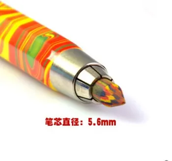 5340 Magic Rainbow Activity Pencil Автоматический карандаш 5,6 мм Золотая металлическая инженерная ручка