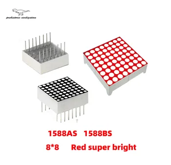 20ШТ красный светодиодный точечно-матричный дисплейный модуль красный 8X8 с общим катодом nixie tube display 3,75 ММ