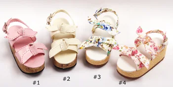 1/3 1/4 женская девочка SD AOD DOD BJD MSD Dollfie Синтетическая обувь сандалии розовые туфли YG335