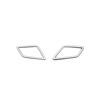 Автомобильная матово-серебристая Приборная панель сбоку, Верхнее вентиляционное отверстие, корпус, Выпускная рамка, Накладка крышки для Mitsubishi Outlander 2022 2023