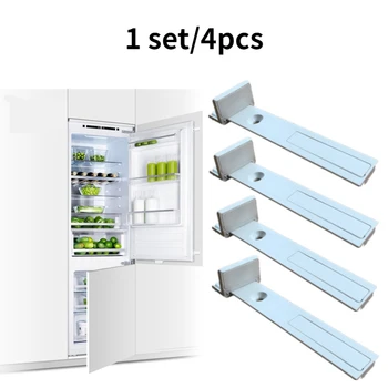 направляющая выдвижного ящика холодильника для встроенной дверцы холодильника, пластиковый монтажный кронштейн для крепления направляющей полки скрытого типа