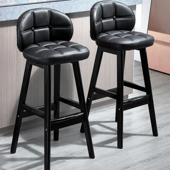 Регулируемый деревянный барный стул, Высокий европейский стильный Металлический табурет для парикмахерской, мебель для гостиной Barkrukken для дома