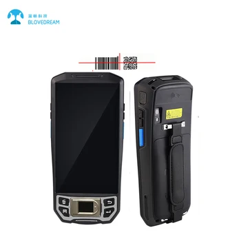 Шэньчжэнь IP66 Промышленный прочный Android PDA Сканер штрих-кода Ручной терминал 1D 2D с RFID NFC биометрическим считывателем отпечатков пальцев