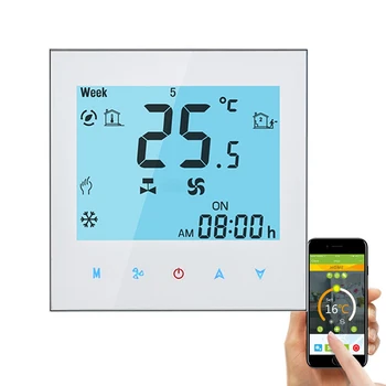 Qiumi Smart Wifi Термостат, регулятор температуры кондиционера, работает с Alexa Google Home