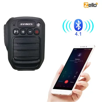 HB980 Bluetooth PTT Микрофон Поддерживает Мобильный Телефон Zello PTT с Портативной Рацией Baofeng UV-5R UV-82 Двухстороннее Любительское Радио