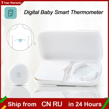 Новый цифровой детский умный термометр Mijia, клинический термометр, постоянный мониторинг измерения температуры, сигнализация высокой температуры