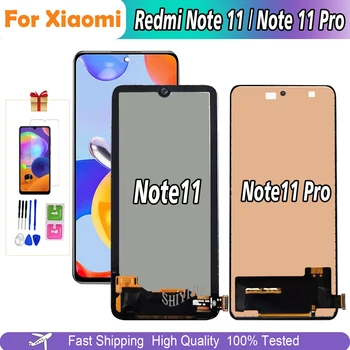 ЖК-дисплей Для Xiaomi Redmi Note11 2201117TG 2201117TI 2201117TY ЖК-дисплей С Сенсорным Экраном Для Redmi Note 11 Pro 2201116TG LCD 100% Тест