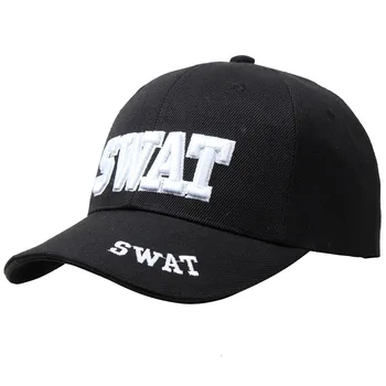 Тактическая Кепка Мужская Бейсболка Бренд SWAT Cap SWAT Hat Snapback Кепки S Хлопчатобумажные Регулируемые Gorras Planas Man bone masculino
