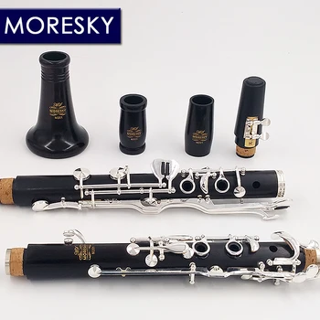 Oehler System clarinet G Tune Эбонитовый кларнет с посеребренными клавишами MORESKY M201