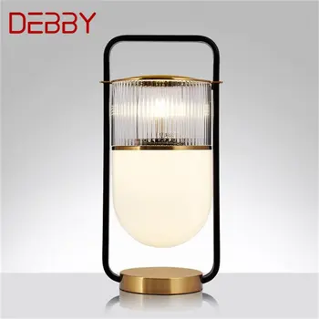 Современная роскошная настольная лампа DEBBY, простой дизайн, настольная лампа, декоративная для домашней гостиной