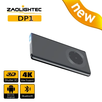 ZAOLIGHTEC DP1 Mini Smart 3D проектор Android WiFi Портативный уличный проектор 1080P LED DLP Full HD для смартфона с разрешением 4K Cinema