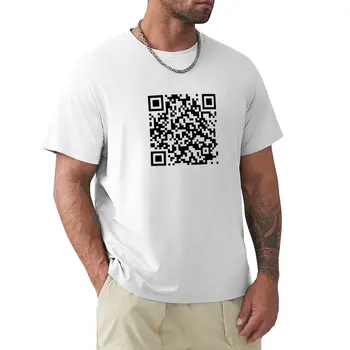 QRCode Rick Astley - Never Gonna Give You Up Футболка футболки с графическими тройниками летняя одежда забавная футболка аниме одежда мужская футболка