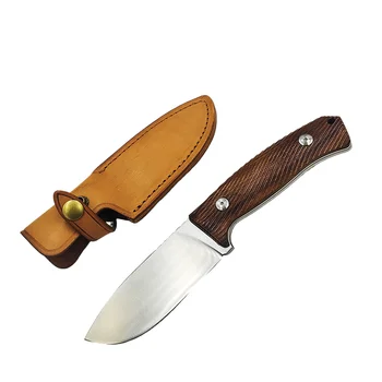 Итальянский охотничий нож с фиксированным лезвием из стали Niolox, ручка Santos, острый спасательный открытый тактический походный EDC, прямой нож