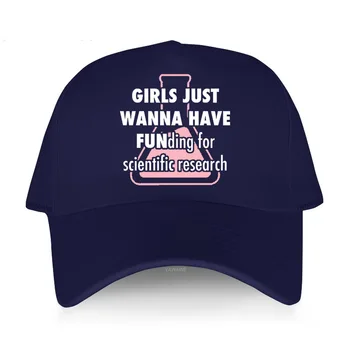Кепка Модная хлопковая солнцезащитная кепка унисекс Девушки Просто хотят получить финансирование для научных исследований Регулируемая шляпа мужские бейсболки