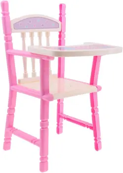 Розовый стульчик для кормления, модель обеденного стула для кукол-Реборнов 9-11 дюймов, аксессуар для кукол-Реборнов