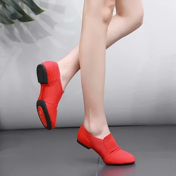Танцевальная обувь на плоской подошве для взрослых, легкая износостойкая танцевальная обувь, подарок на день рождения