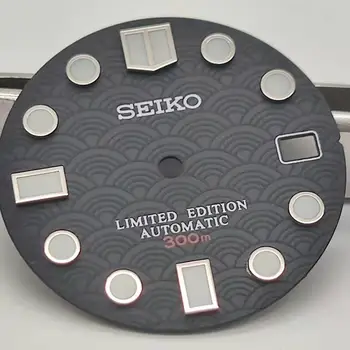 Аксессуары часы для дайвинга механизм NH35A циферблат с морским ушком Диаметр ночного диска NH36 28,5 мм часы в сборе