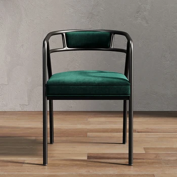 Металлические Скандинавские кресла для отдыха, современные дизайнерские кресла для гостиной середины века, Офисная кожаная мебель Fauteuil