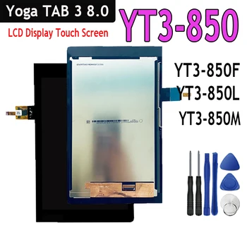 Для Lenovo Yoga TAB 3 8,0 YT3-850 ЖК-дисплей YT3-850F YT3-850L YT3-850M ЖК-дисплей С сенсорным Экраном Дигитайзер в сборе
