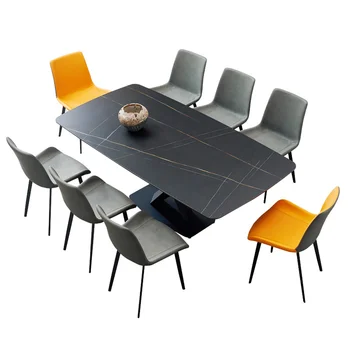 Rocky table минималистичен, легок и экстравагантен, онлайн-знаменитости, современный итальянский обеденный стол высокого класса.