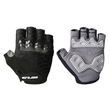 Перчатки GUB S038 для велоспорта, солнцезащитный крем для велоспорта, дышащие светящиеся нескользящие перчатки на половину пальца, ослепительные велосипедные перчатки