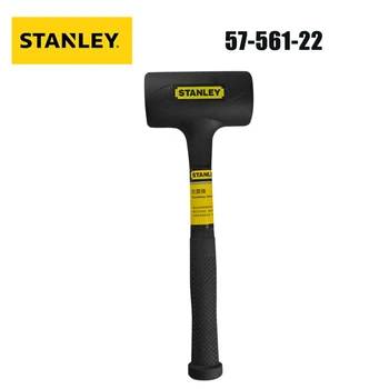 Stanley 57-561-22, укладка резиновой ударопрочной керамической плитки для пола, неэластичный резиновый молоток, черный молоток.