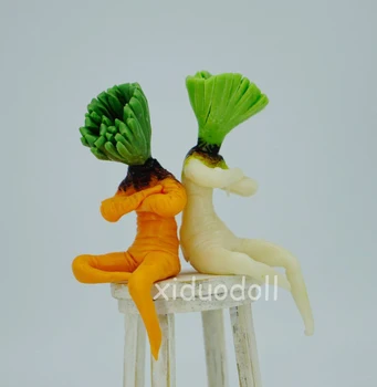 Яркое украшение из моркови pose 002 для развлечения в подарок