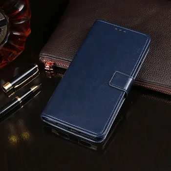 Для OPPO A5 Чехол-бумажник с откидной крышкой, деловой кожаный чехол для телефона Funda для OPPO A3s со слотом для карт, аксессуары