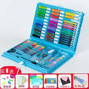 Подарочная доска для рисования кистью, Акварельная ручка, Набор для рисования, Моющийся Цветной карандаш для рисования, Масляная палочка