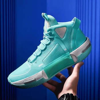 2023 Мужская баскетбольная обувь, легкая нескользящая дышащая спортивная обувь, пара высококачественных повседневных кроссовок для уличного баскетбола