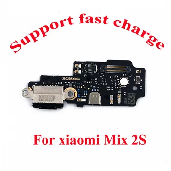 Оригинальная плата зарядки для Xiaomi Mix 2S, поддерживающая быструю зарядку, USB-разъем, порт для зарядки, гибкая запасная часть