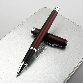 Изысканная подарочная ручка, Роскошная металлическая деловая ручка в классическом стиле, канцелярские принадлежности, Нейтральная ручка, Праздничный подарок, шариковая ручка