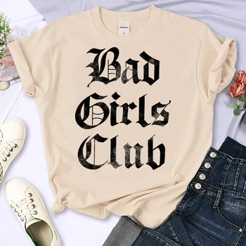 Футболки Bad Girls Club, женские комиксы, японский летний топ, дизайнерская одежда из аниме для девочек