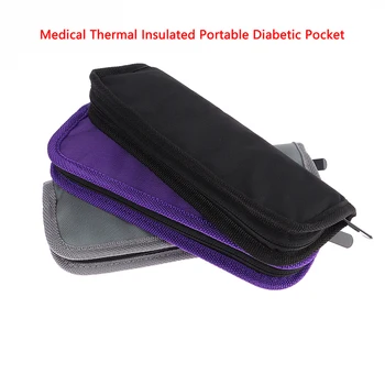 Медицинский термоизолированный Портативный диабетический карманный мешок для охлаждения инсулина Медицинский охладитель Защита для таблеток Дорожный чехол