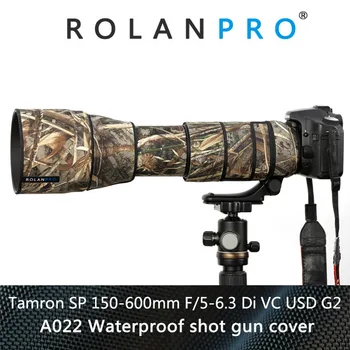 Покрытие объектива камеры ROLANPRO Для Tamron SP 150-600 мм F/5-6.3 Di VC USD G2 (A022) Камуфляжный Дождевик Защитный Рукав Чехол Для оружия