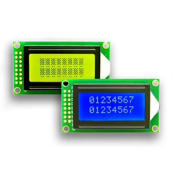 8*2 0802 8x2 символьный ЖК-дисплей с синей подсветкой 5V LCM для Arduino