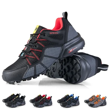 Походная обувь для мужчин, уличная треккинговая обувь, дышащие мужские охотничьи ботинки, унисекс, кроссовки для альпинизма на шнуровке, треккинговые кроссовки для альпинизма